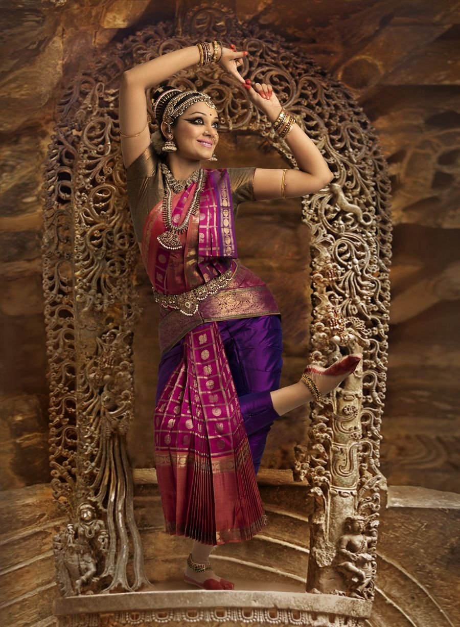 Shobana in a classical stance
